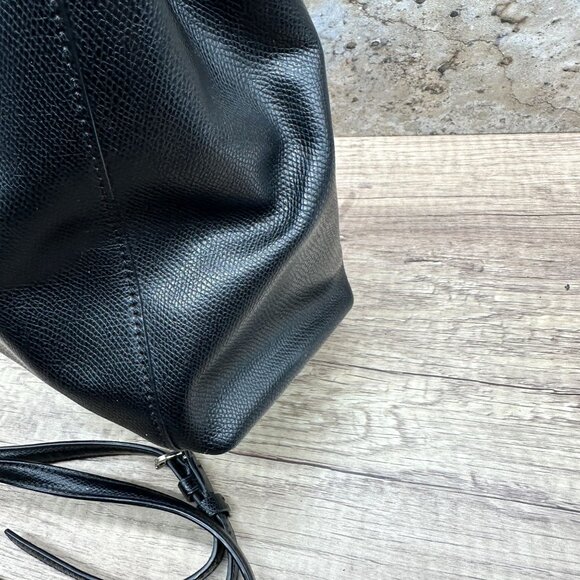 Coach Shoulder Crossbody Bag Womens Black Leather Inner Pockets Removal Straps - Picture 14 of 16